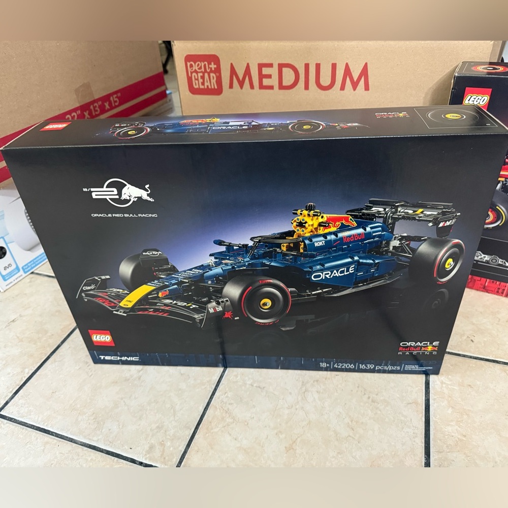 LEGO Technic Racing Car - Blue and Yellow